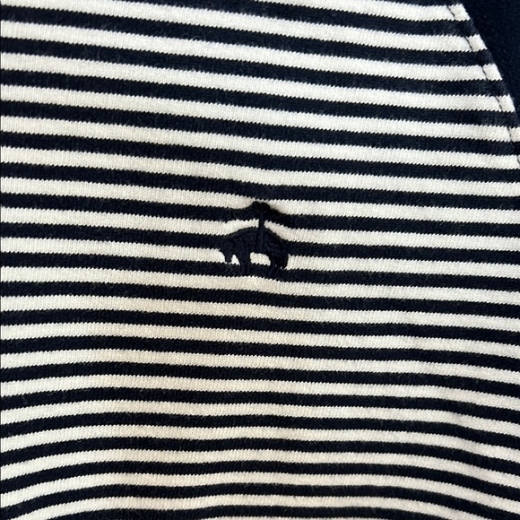 Brooks Brothers Navy and White Striped Sweatshirt - Picture 2 of 6